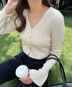 Pintresty korean  🌸Elegant Cream Cardigan