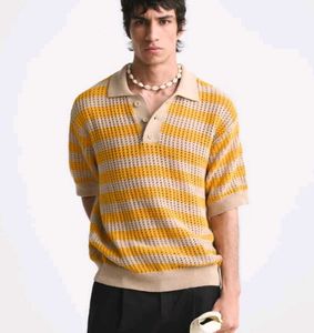 trendy mens crochet top