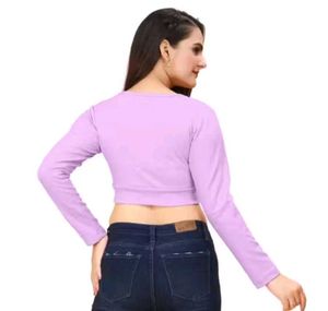Long Sleeve Crop Top