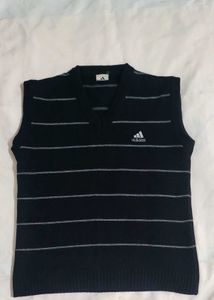 Adidas Striped Knit Vest