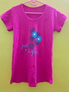 Dark Pink T Shirt