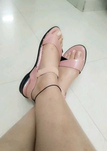 Pink Flat Sandals