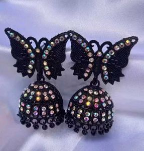 Butterfly Jhumka Earrings(NEVER USED)