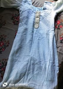 blue Colour Suit/Kurti Set