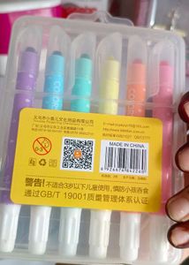 Washable Silky Crayons - 6 Colors!