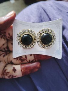 Black & Gold Earrings