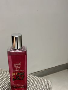 PINK LILY AND BAMBOO