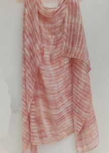Peach Colour Wearable Scarf