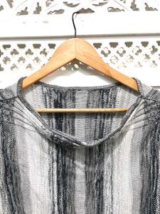 Striped Knit Top A