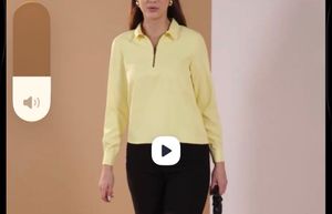 Yellow Long Sleeve Top