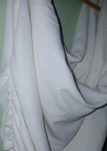 Uptown White Cowl Neck Top