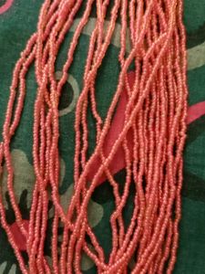 beautiful pink breads chains 20 rows