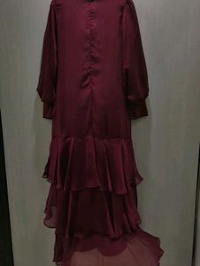 Elegant Maroon Dress