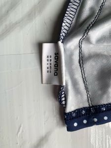 Navy Blue Polka Dots Cami Top
