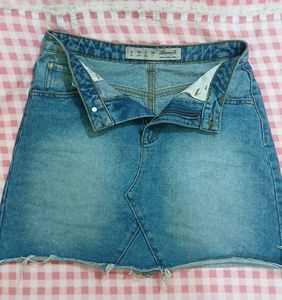 Denim Mini Skirt