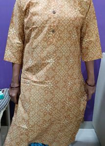 Daily Wear Golden Kurti
