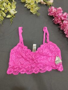 Hot Pink Lace Bralette✨