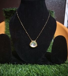Beautiful Simple Classy Kundan Mangalsutra.       You Can Use It From Both Sides.   Meenakari Kundan Mangalsutra