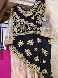 XXL Sharara  Velvet An Net 3 Piece Set 🔥