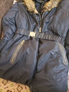 Navy blue Jacket woth hoodi