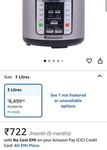 Brand New Wonderchef Nutripot 3L