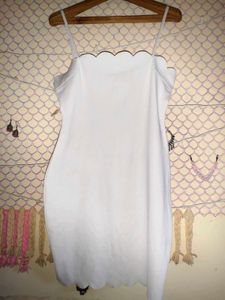 🎁Buy 2, Get 2 Free🎁White Scallop Dress