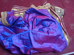 Mirror Work Saree With Streched Blouse,  Xl , It&#39;s