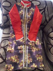 Floral Print Kurta for kids