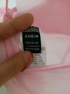 Pink Lace Trim Cami Top