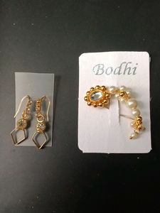Earrings and Nose Ring