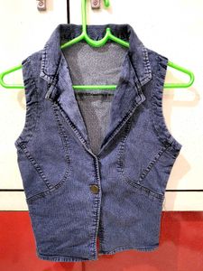 Denim Vest Jacket