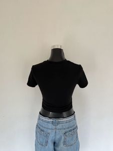 Graphic Print Cropped T-Shirt