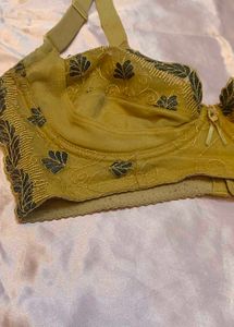 Elegant Embroidered Bra