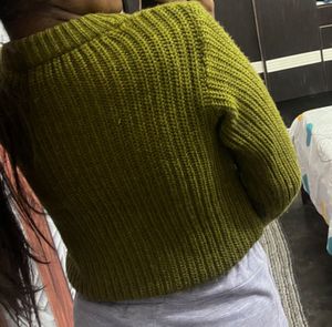 Green Knitted Sweater