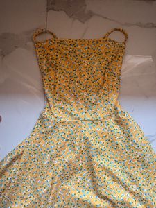 Floral Yellow Sundress