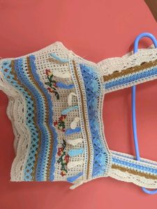 Crochet Floral Tank Top