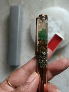 Money Magnet Gemstone Pen with Case