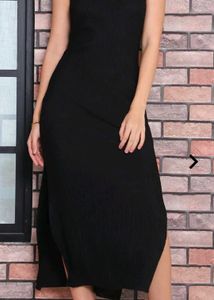 Elegant Black Midi Dress