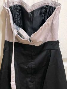 Chic Two-Tone Mini Dress