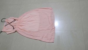 Peach Midi Dress