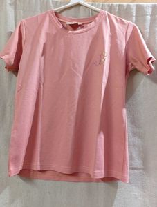 Cute Pink Cotton T-Shirt – Soft, Stylish &amp; Comfy