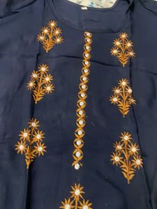 Blue Kurti Set