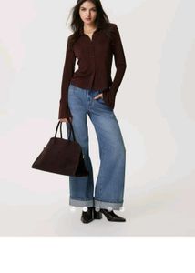 SAVANA Brown Long Sleeve Top
