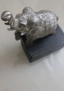 Vintage Silver Elephant Figurine