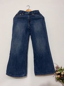 Wide Leg Denim Jeans
