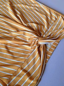 Mustard Yellow Strip T Shirt