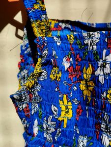 Sleeveless Tank Top | Blue Color|