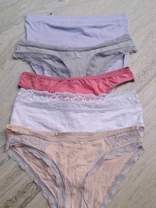 five Imported Fabric cotton panty