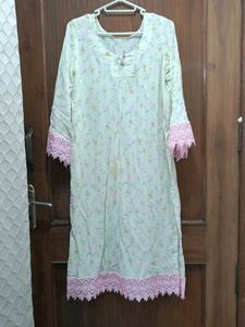 Floral Print Kurta