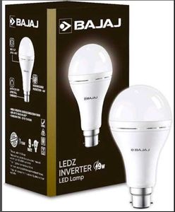 Bajaj 9w Inverter Bulb | Rechargeable Brand New
